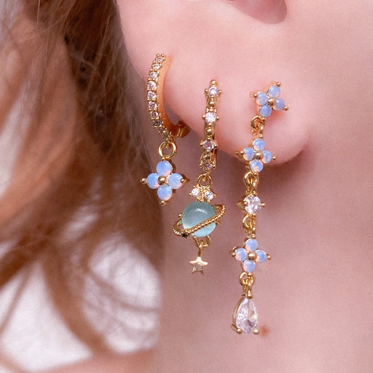 Flower Cascade Earrings
