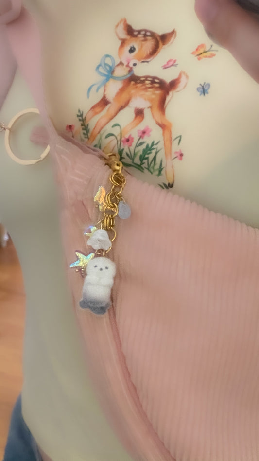 Paws & Petals Keychain Bag Charm
