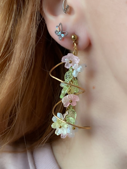 Floral Cascade Earrings