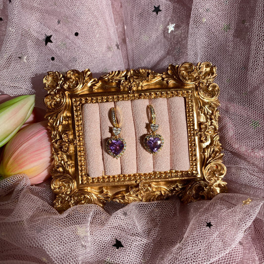 Royal Heart Earrings