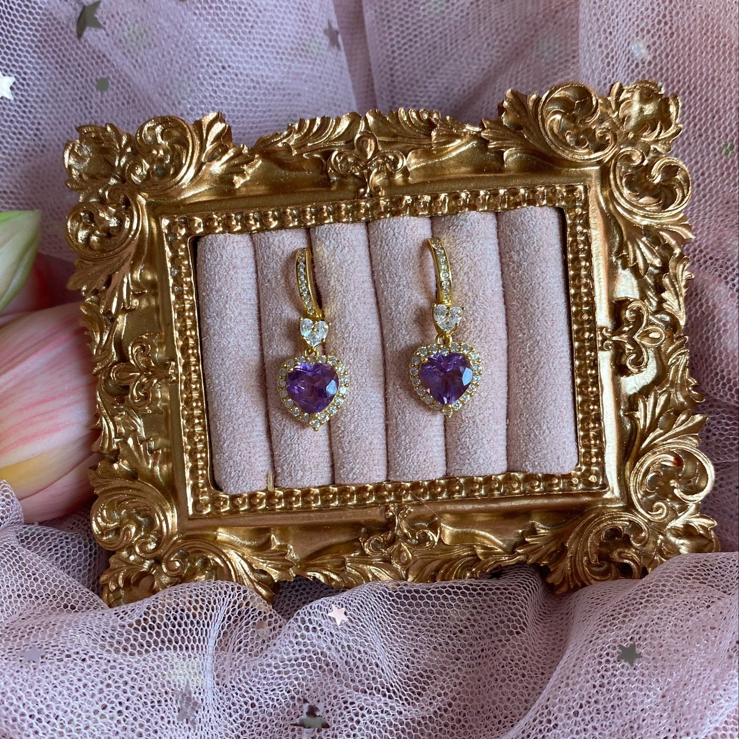 Royal Heart Earrings