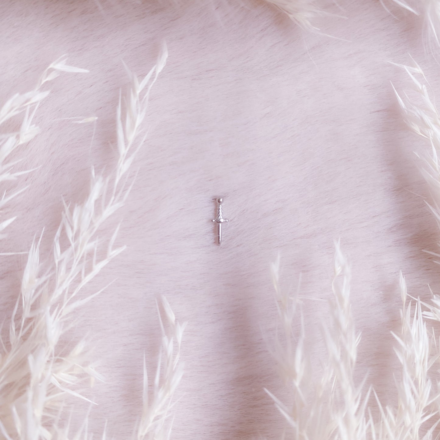 Tiny Dagger Stud Earring