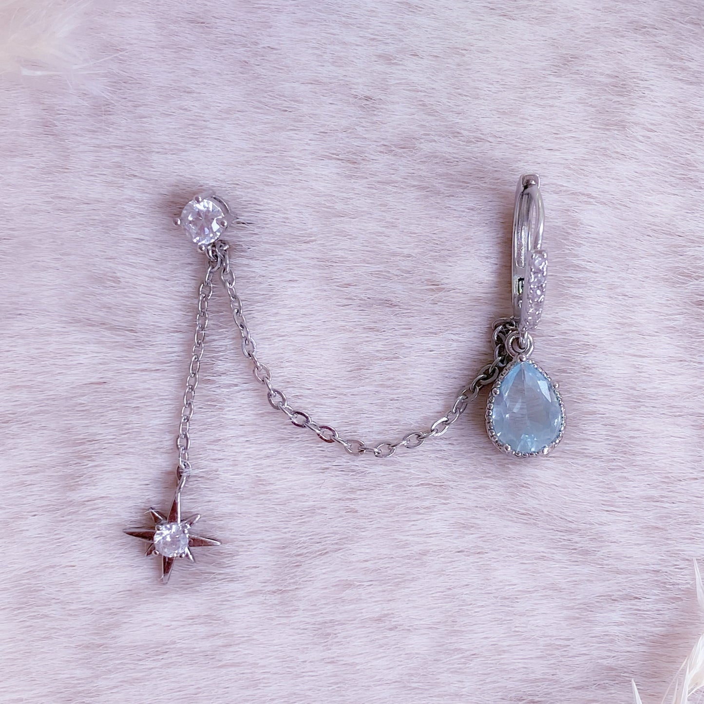 Double Chain Helix Vega Earring