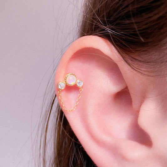 Opal Chain Piercing