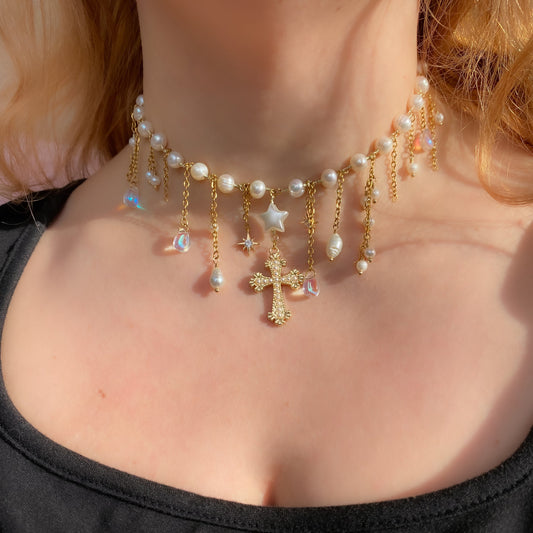 Angelic Starfall Necklace