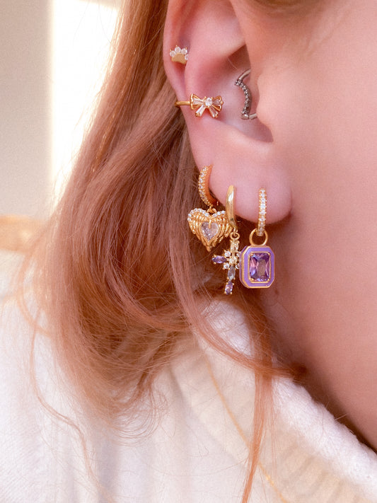 Sparkly Bejeweled Hoop