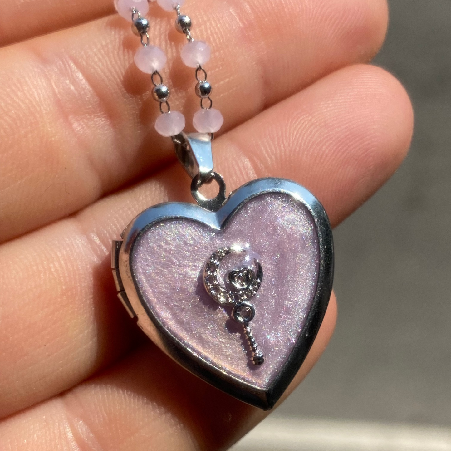 Lunar Memory Locket Necklace