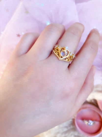 Ethereal Moon Princess Ring