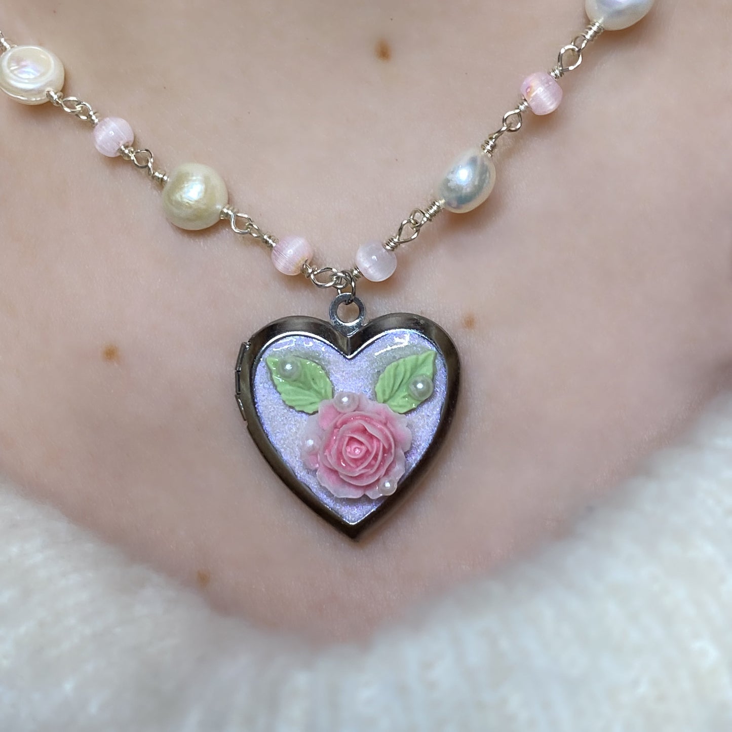 Blossom Memory Locket Necklace