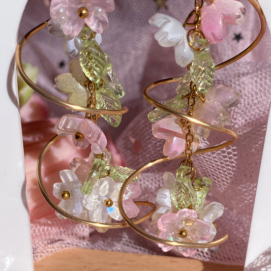 Floral Cascade Earrings