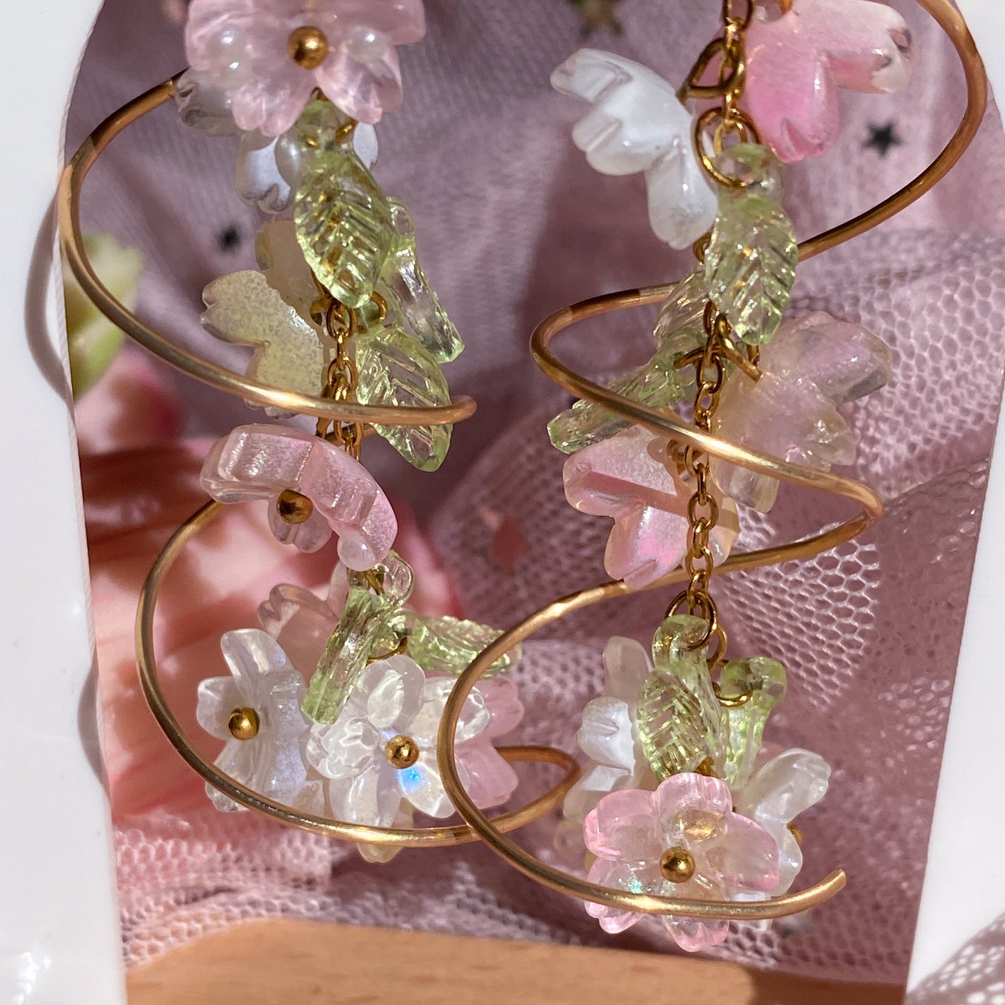 Floral Cascade Earrings