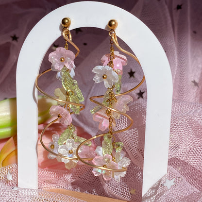 Floral Cascade Earrings