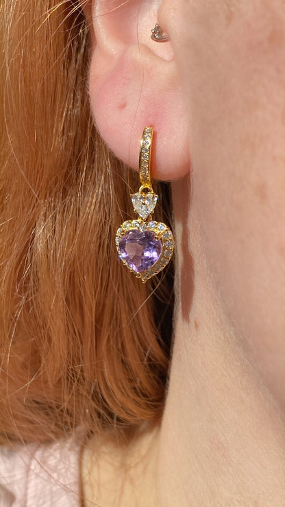 Royal Heart Earrings
