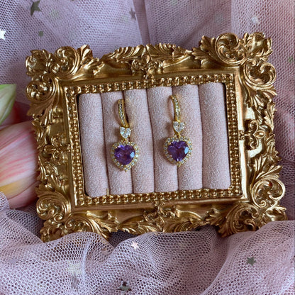Royal Heart Earrings