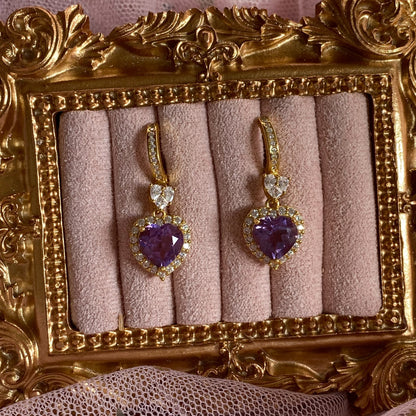 Royal Heart Earrings