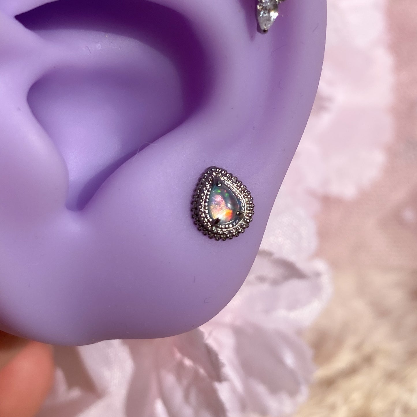 Opal Tear Piercing