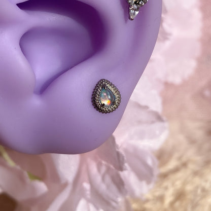 Opal Tear Piercing