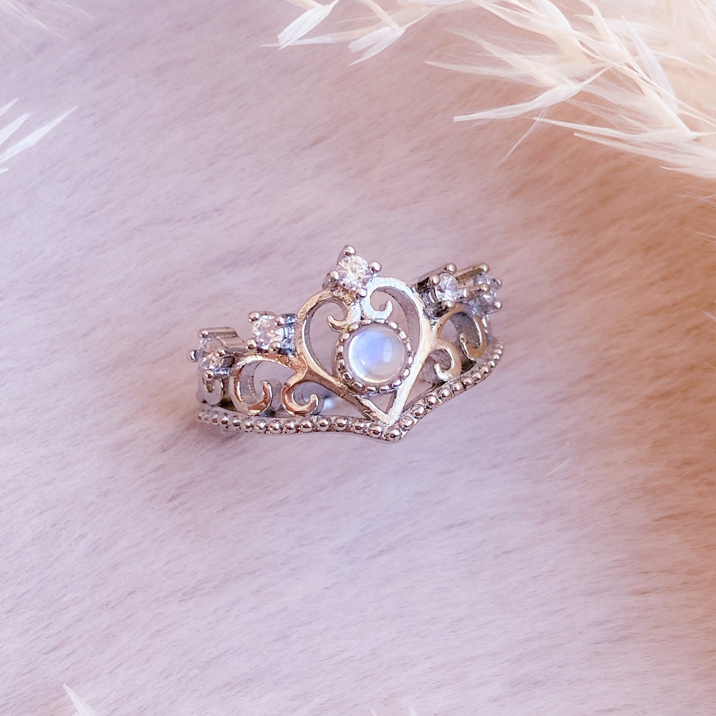 Ethereal Moon Princess Ring