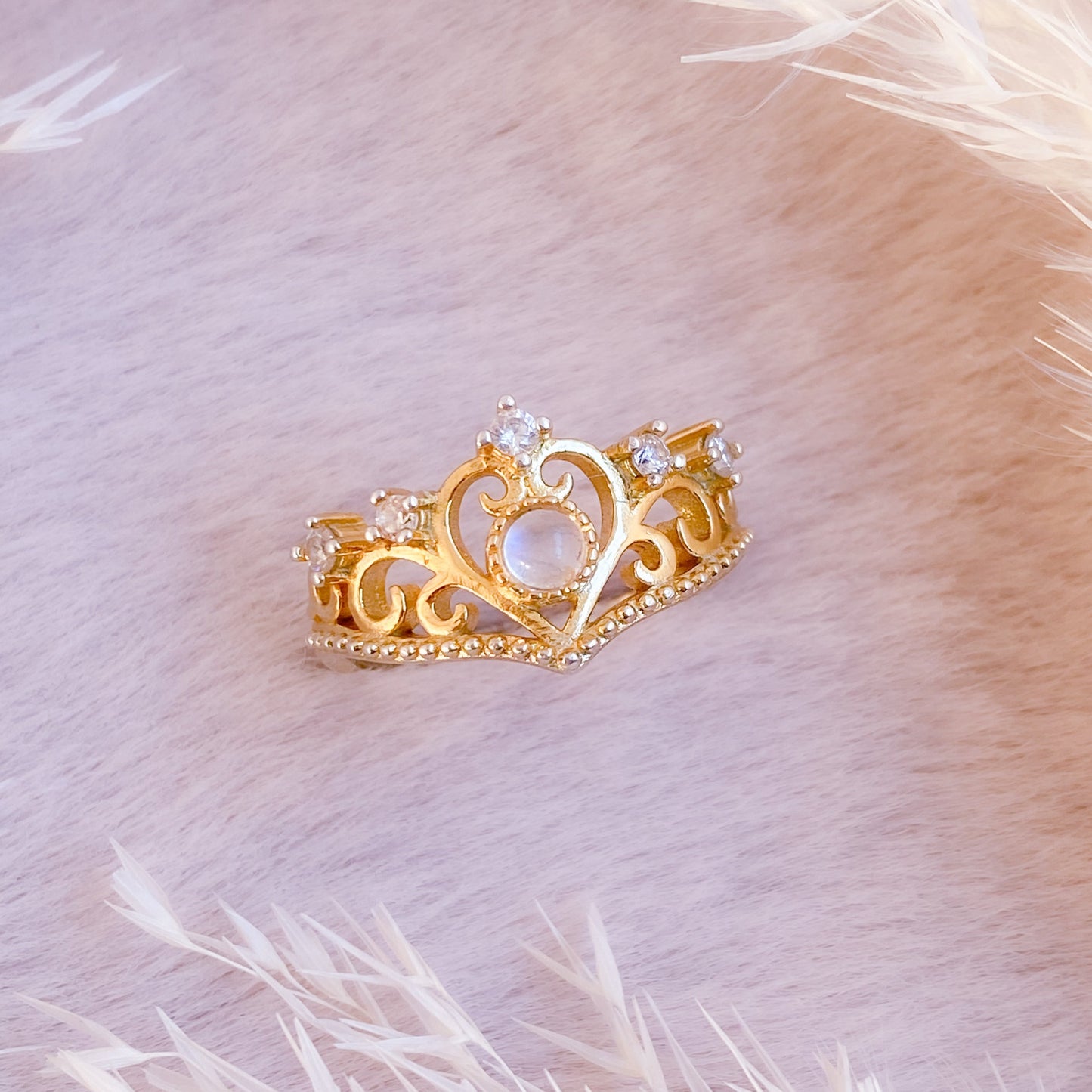 Ethereal Moon Princess Ring
