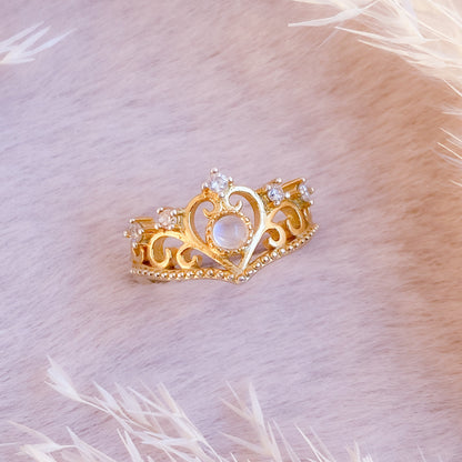 Ethereal Moon Princess Ring