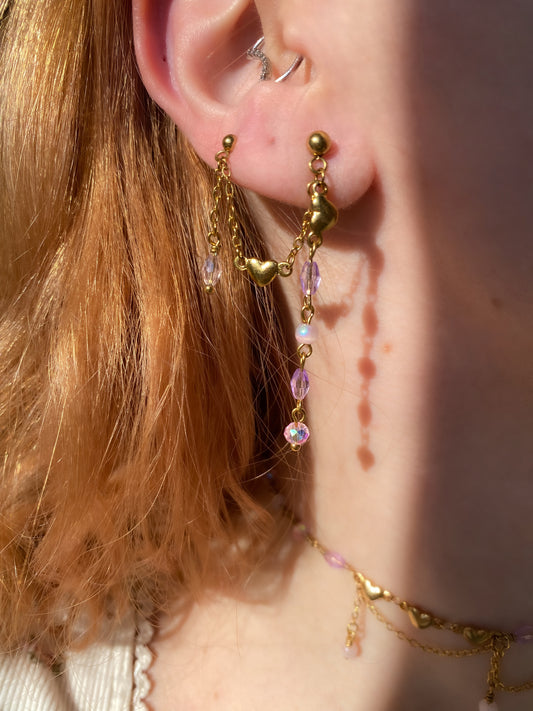 For Your Love Double Earring