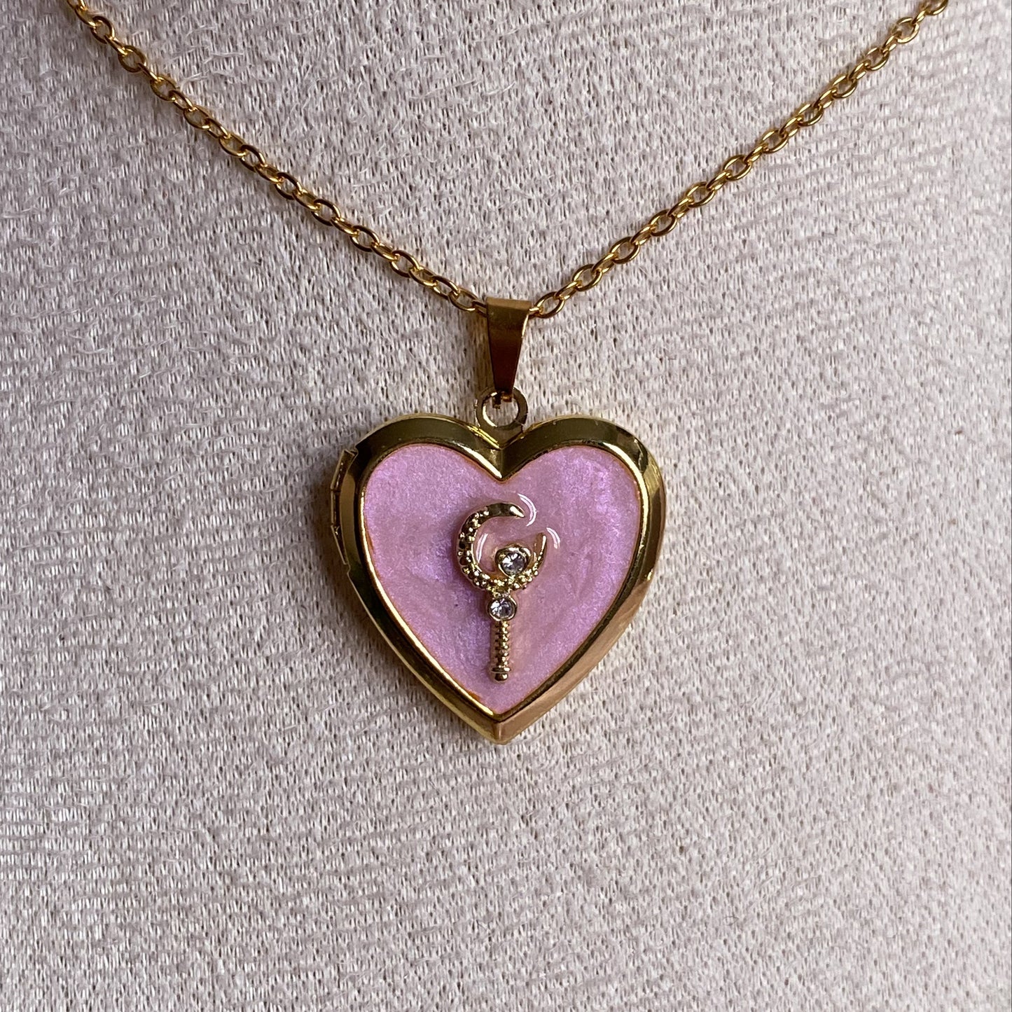 Lunar Memory Locket Necklace