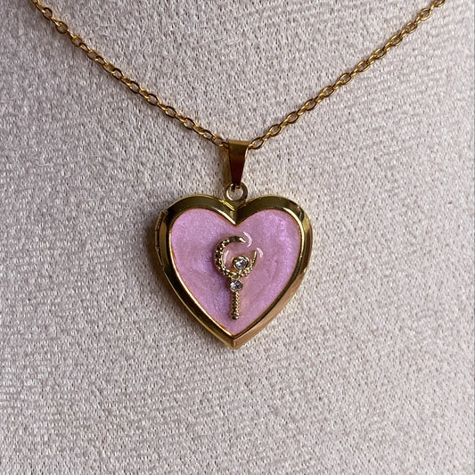 Lunar Memory Locket Necklace