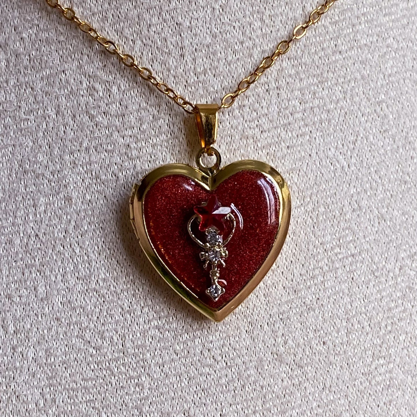 Mars Memory Locket Necklace