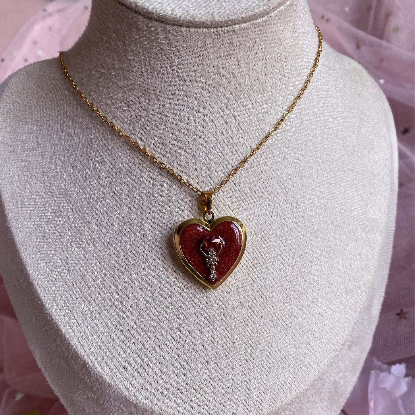 Mars Memory Locket Necklace