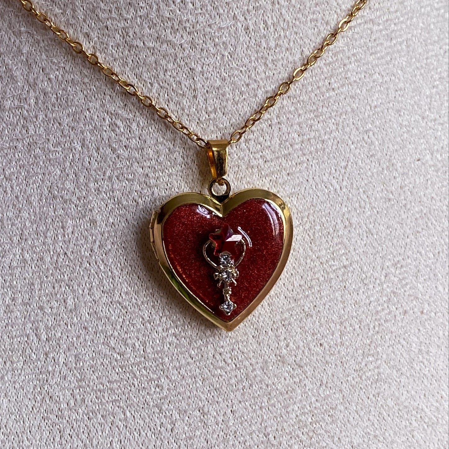 Mars Memory Locket Necklace