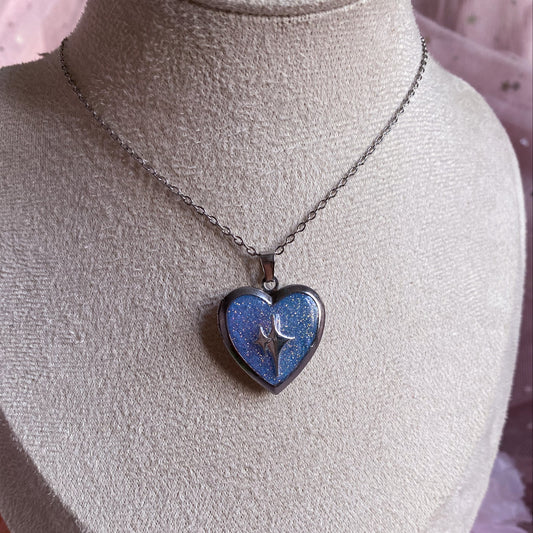 Sparkle Memory Locket Necklace