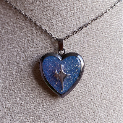 Sparkle Memory Locket Necklace