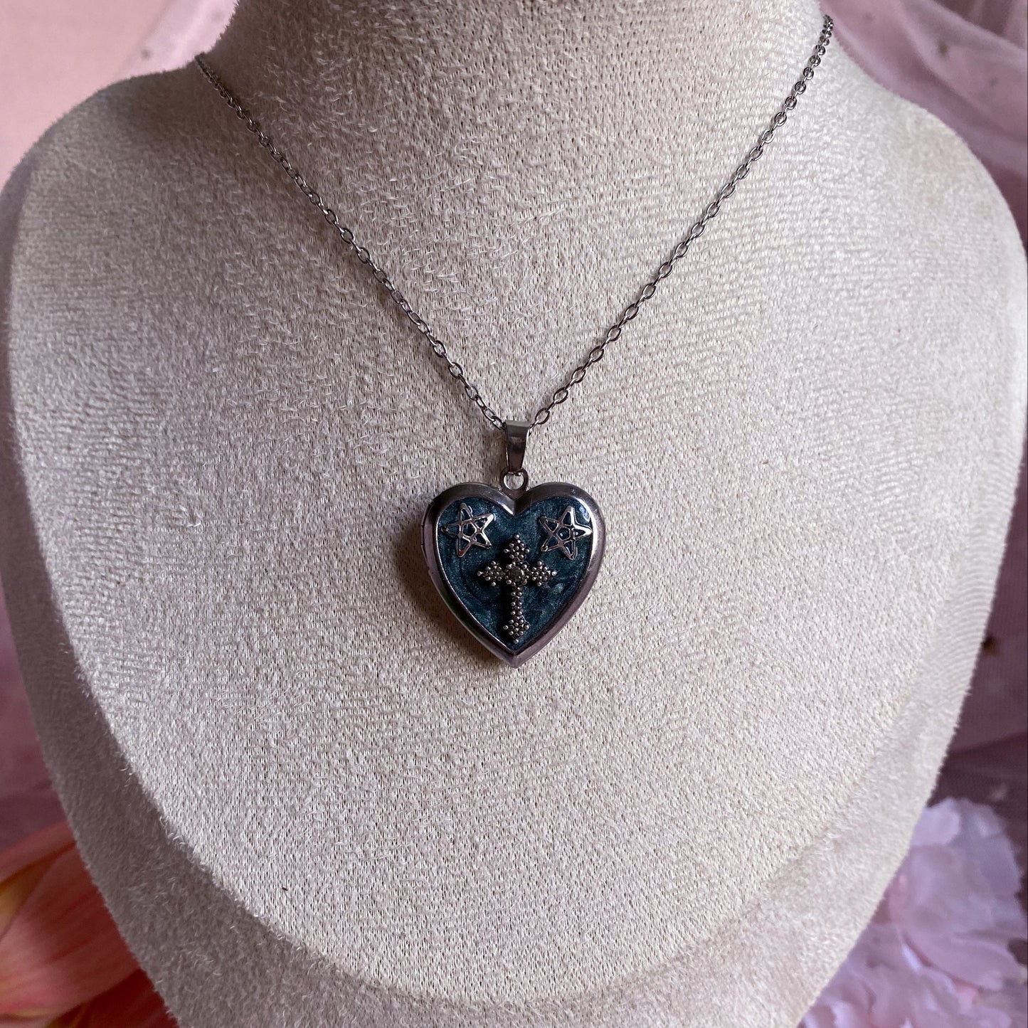 Grungecore Memory Locket Necklace