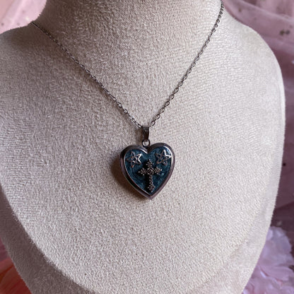 Grungecore Memory Locket Necklace