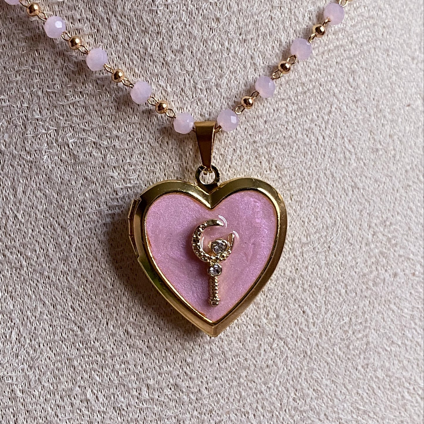 Lunar Memory Locket Necklace