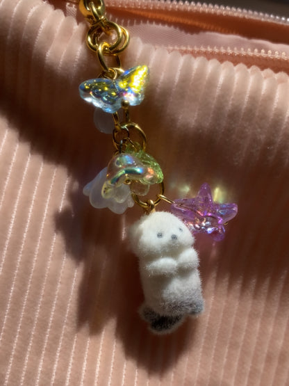 Paws & Petals Keychain Bag Charm
