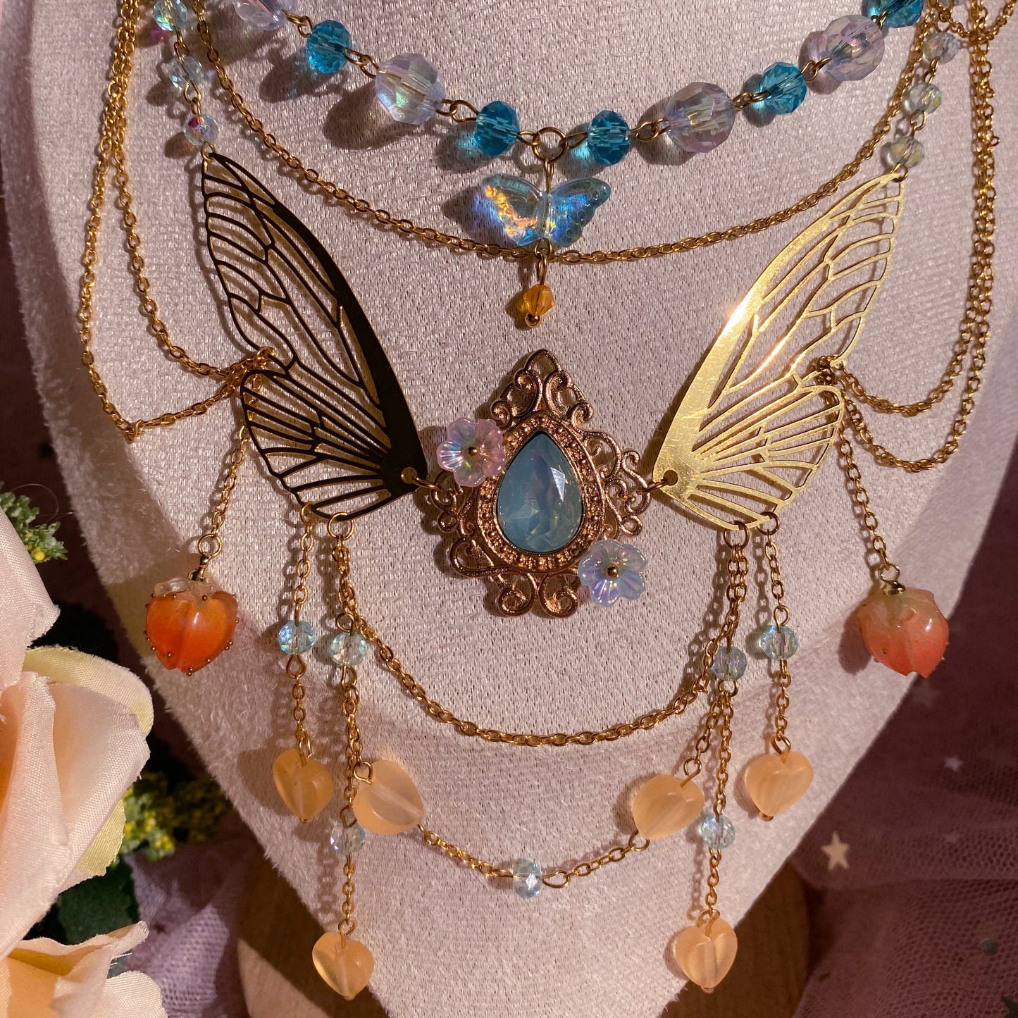 Blooming Wings Necklace