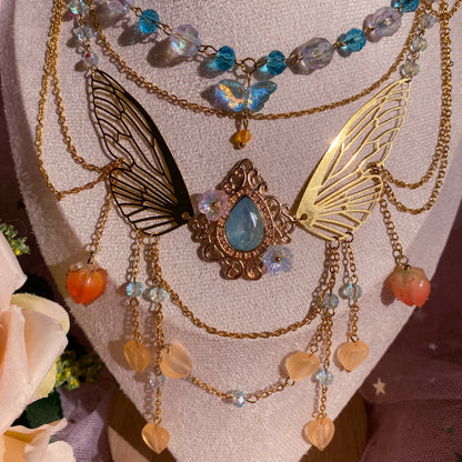Blooming Wings Necklace