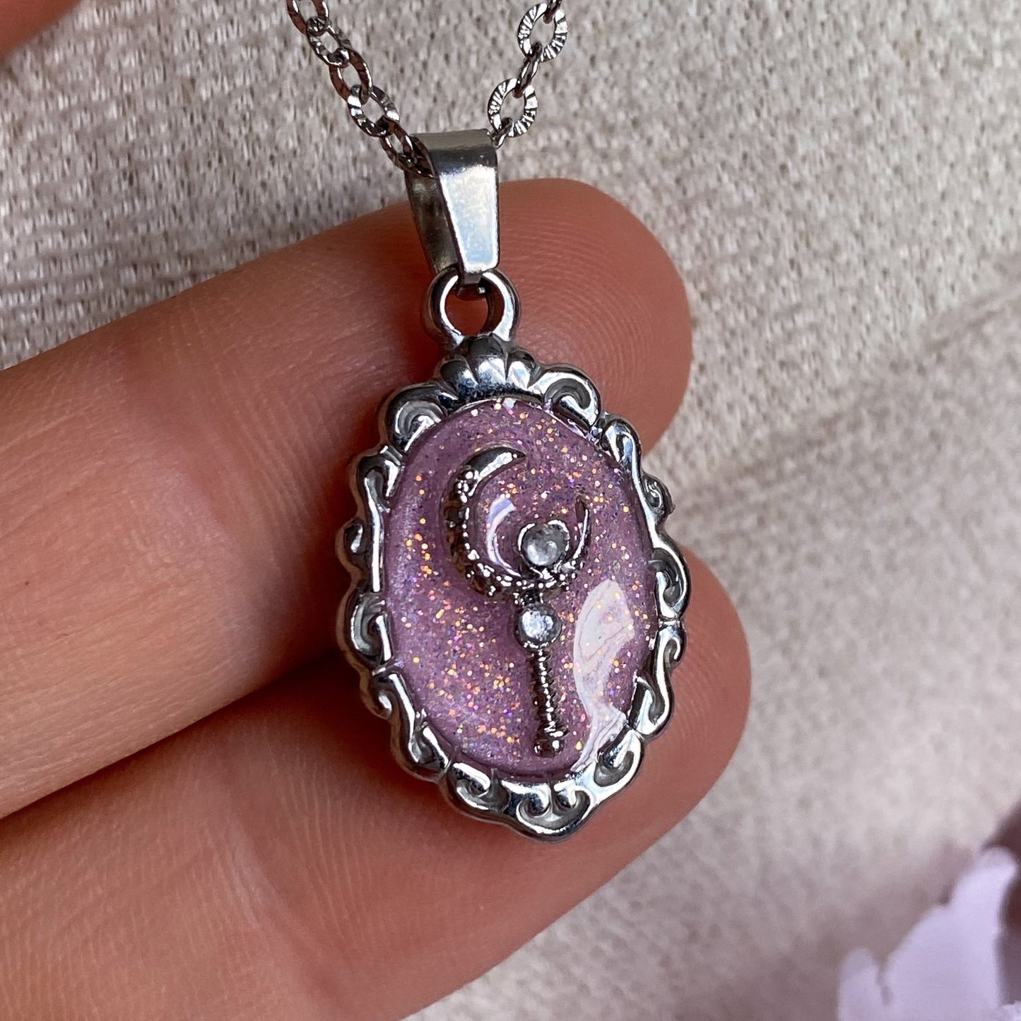 Lunar Medallion Necklace