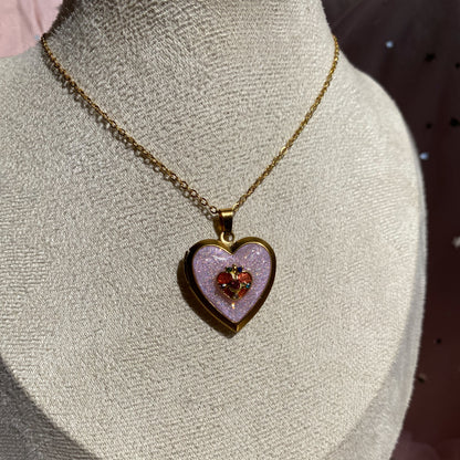 Moonbeam Wish Locket Necklace | Celestial Photo Locket Pendant