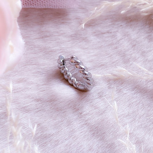 Chunky Cute Twisted Hoop