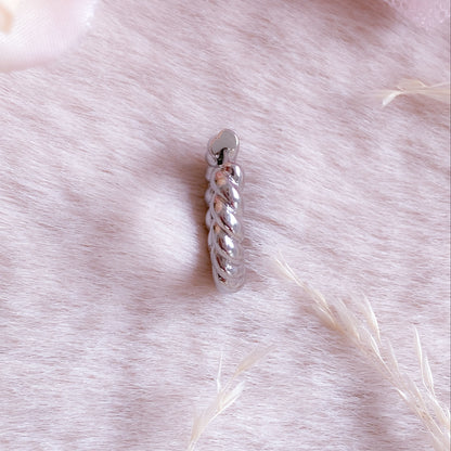 Chunky Cute Twisted Hoop