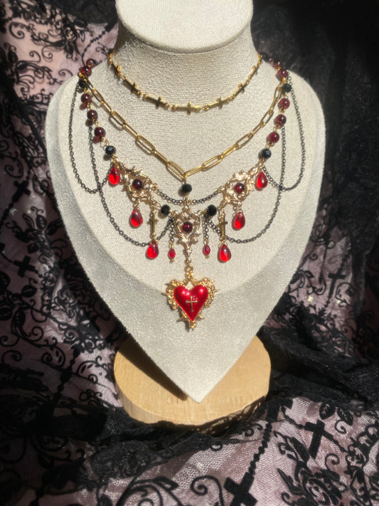 Ruby Requiem Necklace