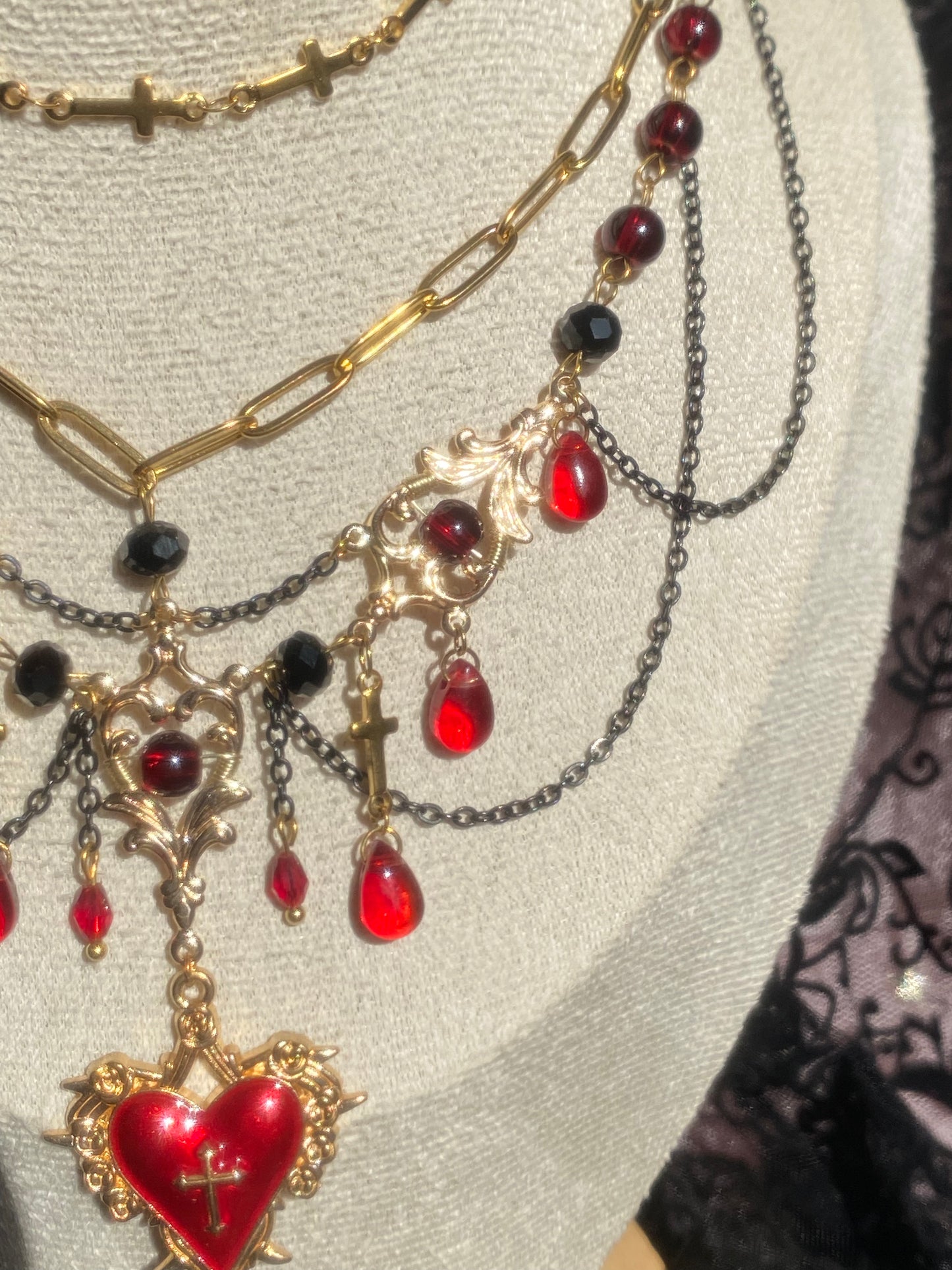 Ruby Requiem Necklace