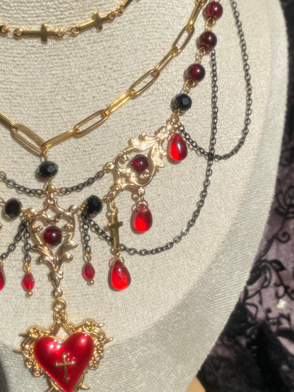 Ruby Requiem Necklace