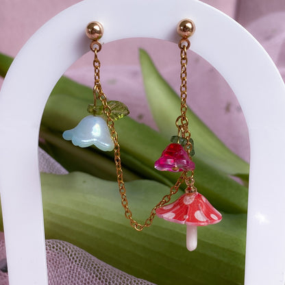 Woodland Fairy Double Helix Earring