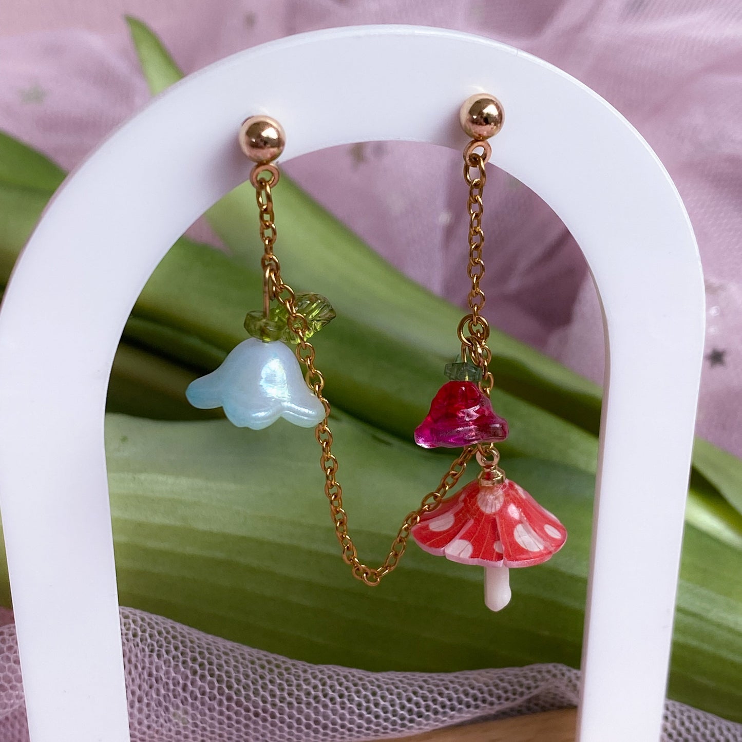 Woodland Fairy Double Helix Earring