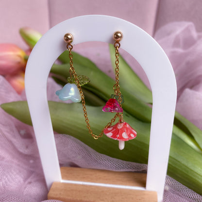 Woodland Fairy Double Helix Earring