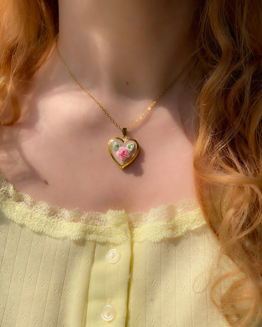 Blossom Memory Locket Necklace
