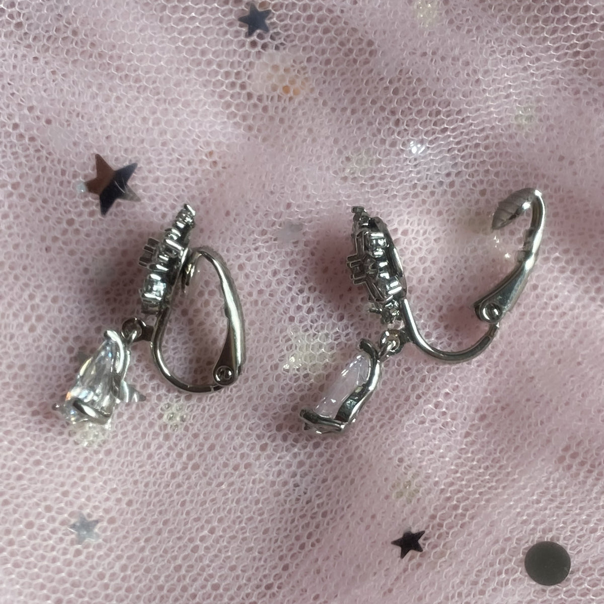 Snowflake Teardrop Earring